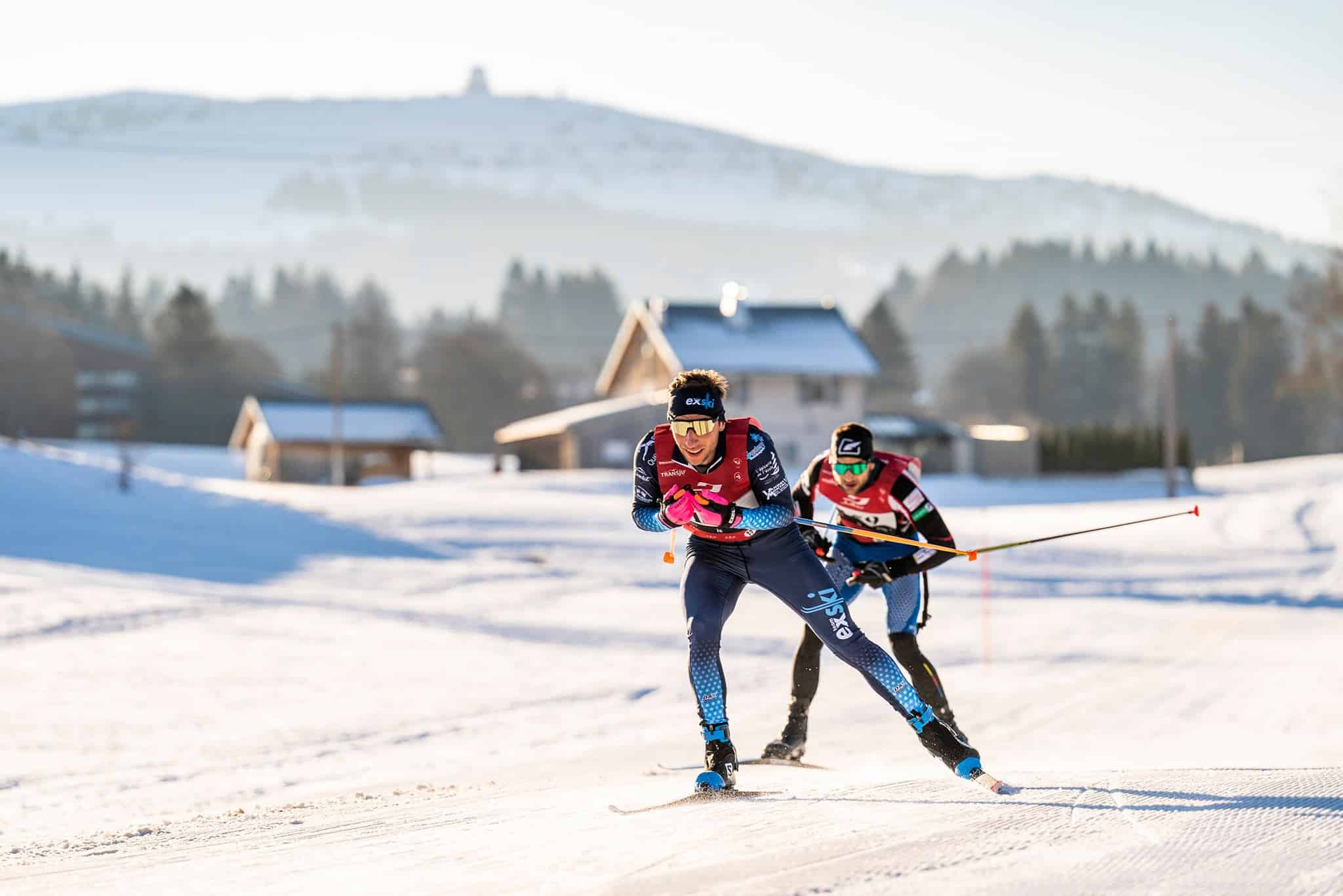 La Transju - Course de ski de fond skating France