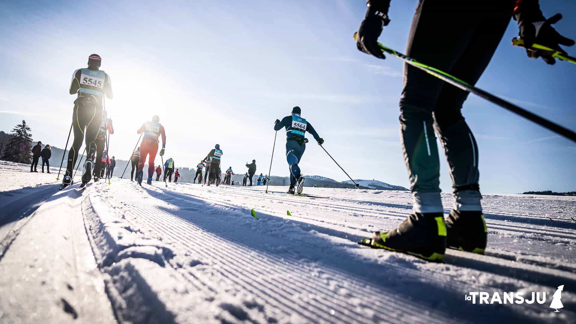 La Transju - Course de ski de fond classique et skating en France