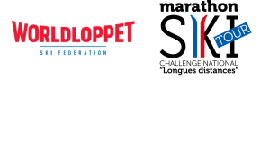 Wordloppet logo and marathon ski tour