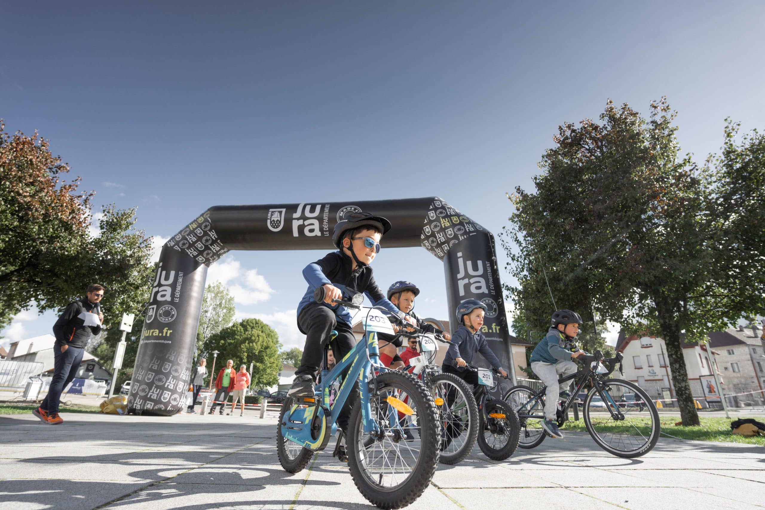The Transju Cyclo Kids Bike Race in the Jura
