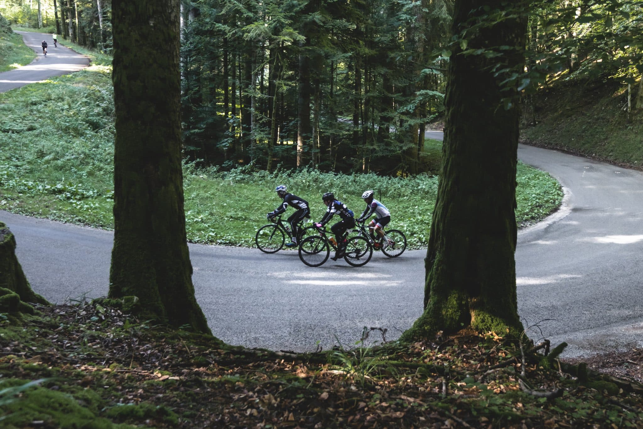Transju Cyclo bike race in the Jura Mountains