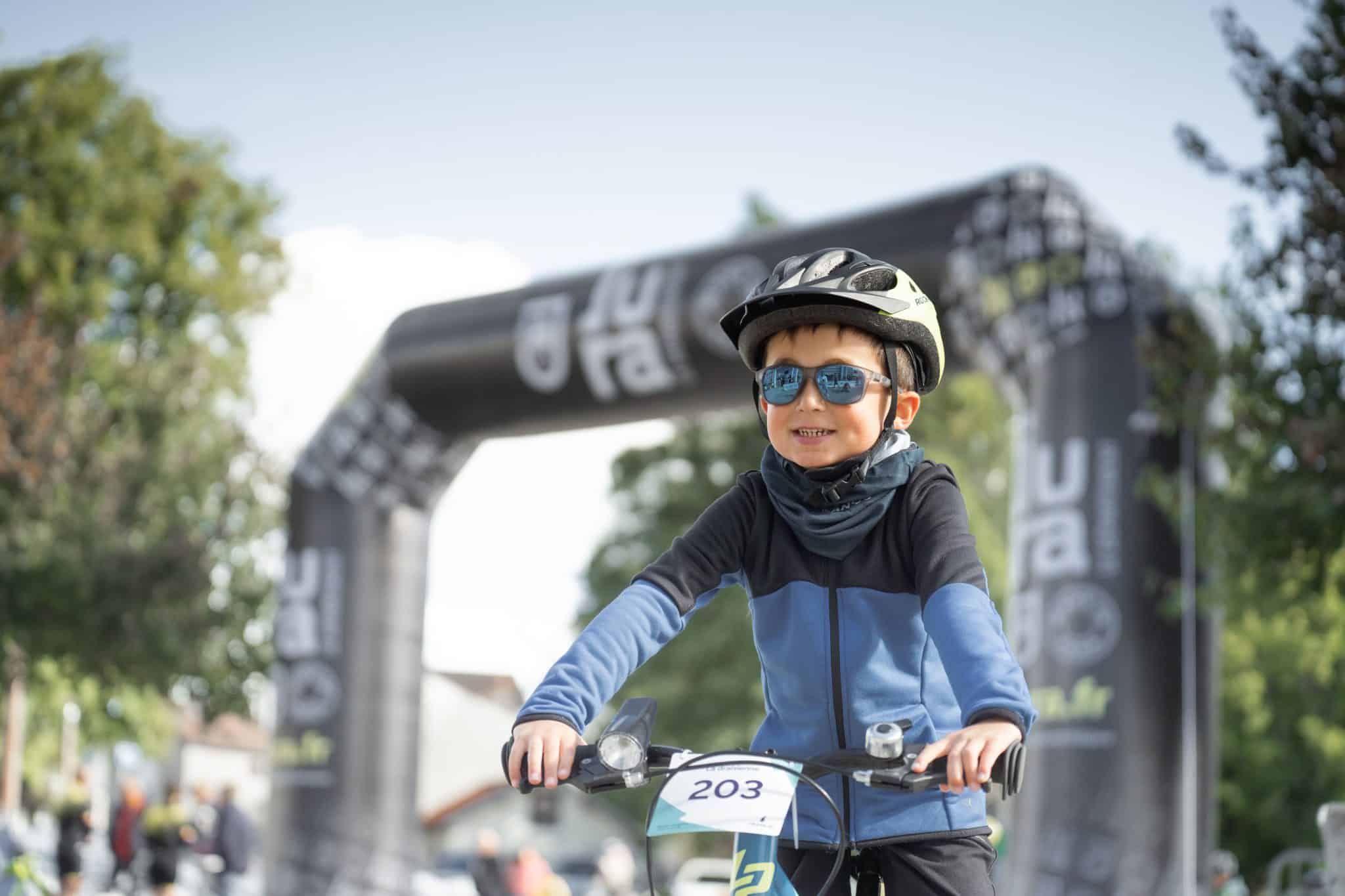 The Transju Cyclo Kids bike race in the Jura Mountains