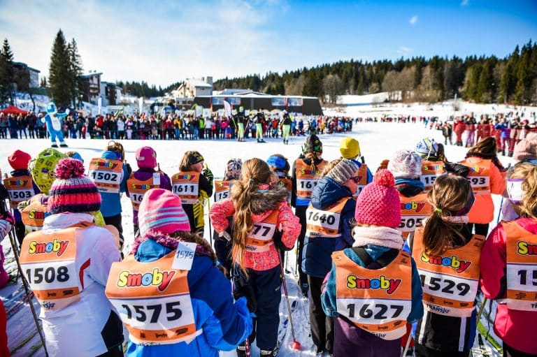 La Transju Jeunes, course de ski de fond pour enfants dans le Jura