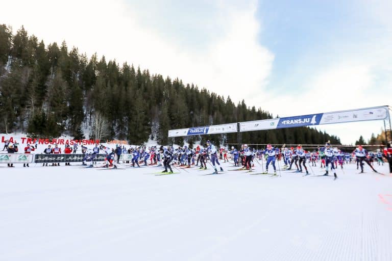 Départ de La Transjurassienne 50 km 2023