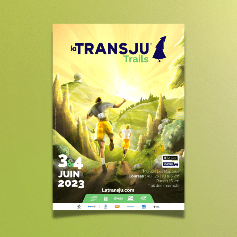 Mock-UP Affiche La Transju Trails 2023