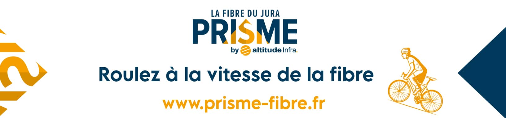 La fibre du Jura par Prisme by Altitude Infra Partenaire des bénévoles de La Transju'Cyclo